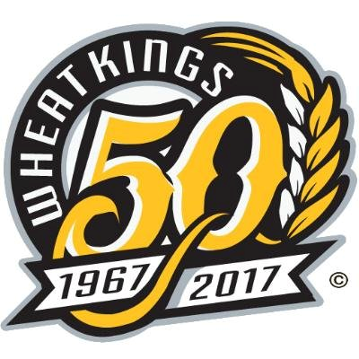Brandon Wheat Kings 2017 Anniversary Logo iron on transfers for T-shirts